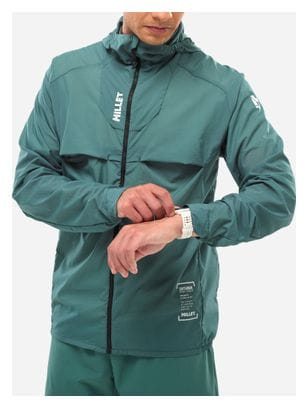 Veste Softshell Millet Intense Windbreaker Vert Homme