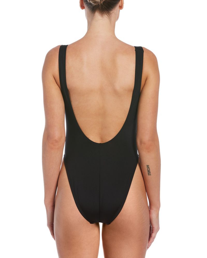 Maillot de bain 1 pièce Nike Swim Noir pour femme