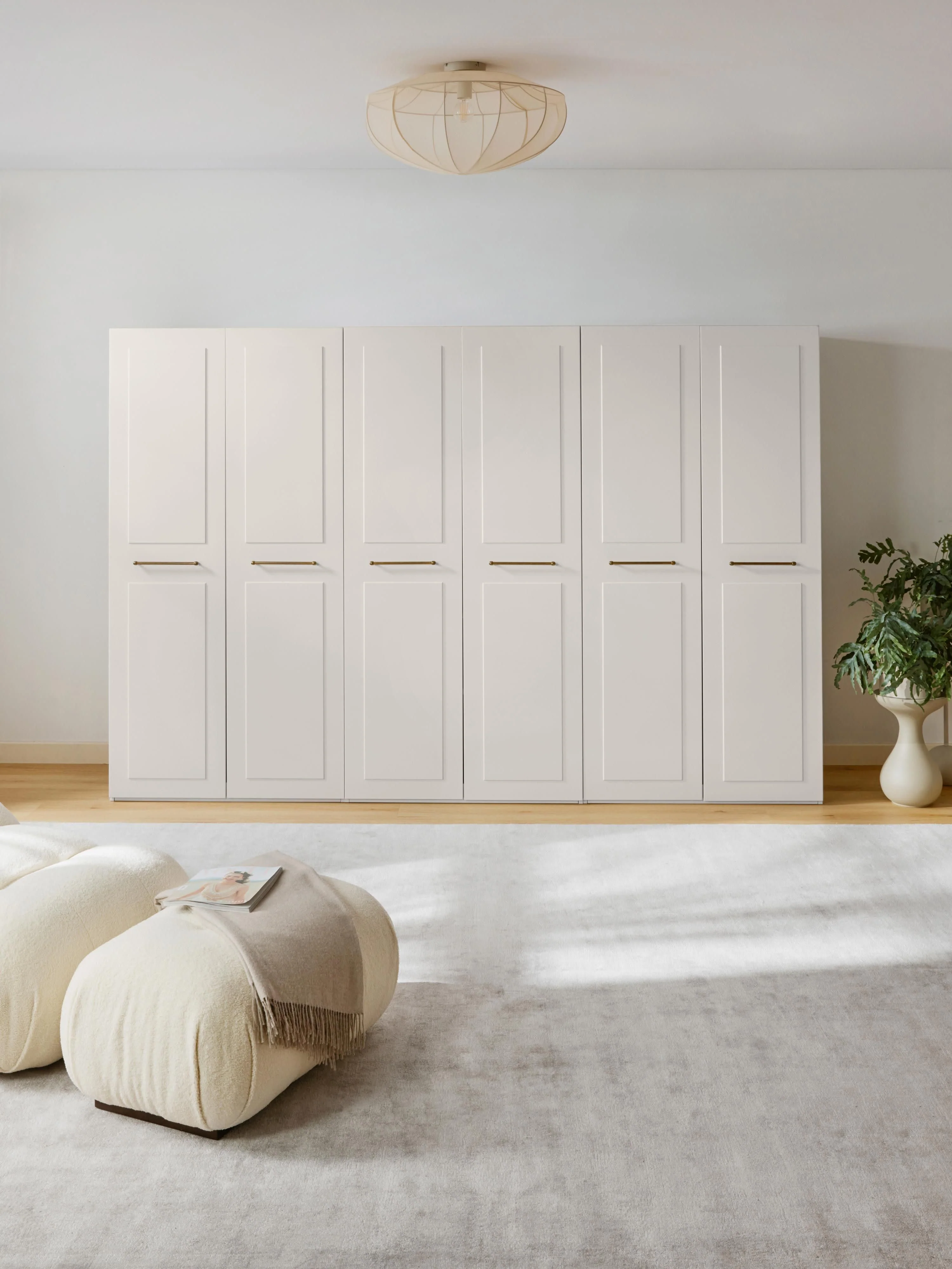 Modulaire draaideurkast Charlotte, 300 cm breed, diverse varianten
