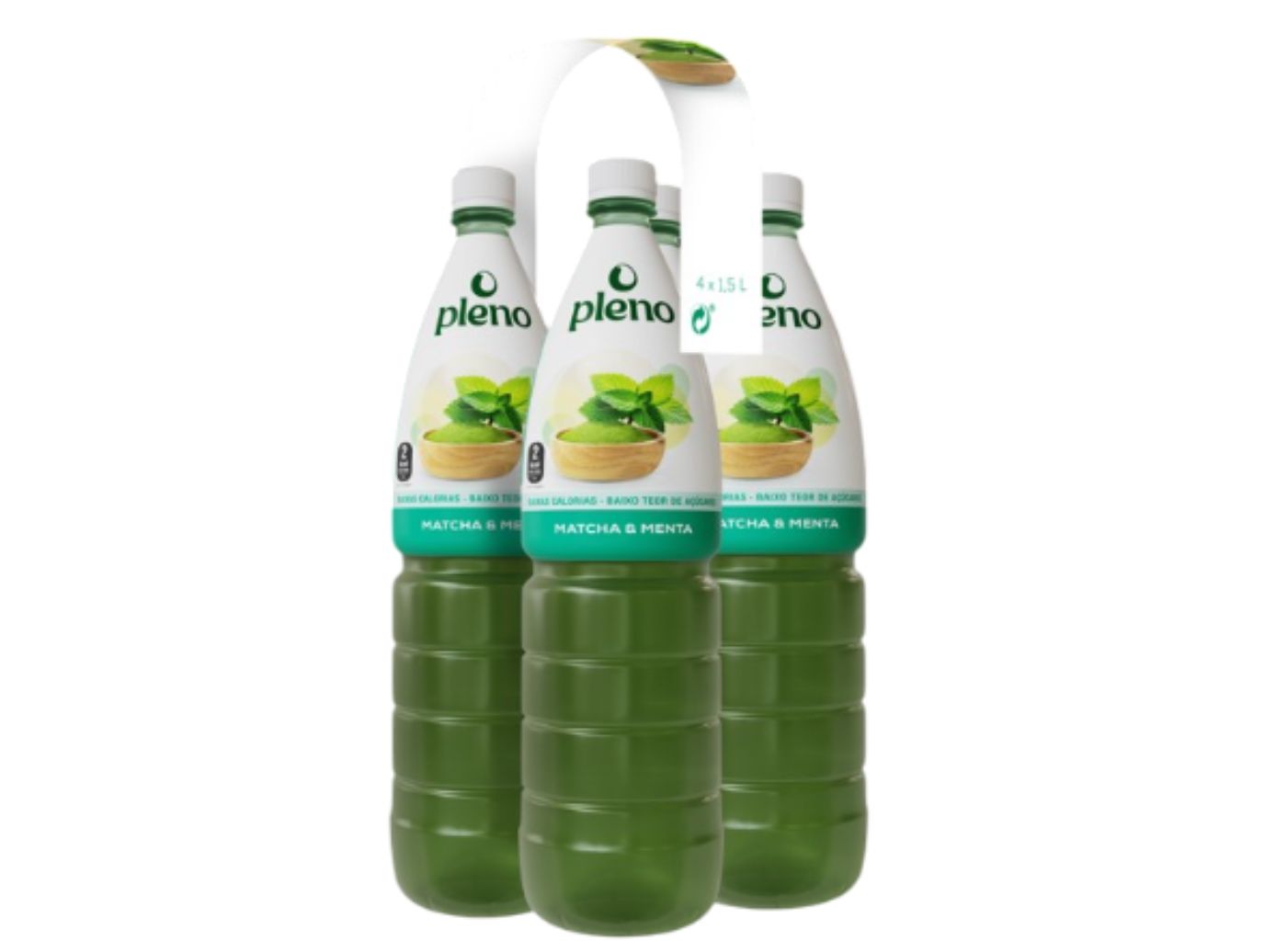 BEBIDA PLENO MATCHA & MENTA 4X15 L