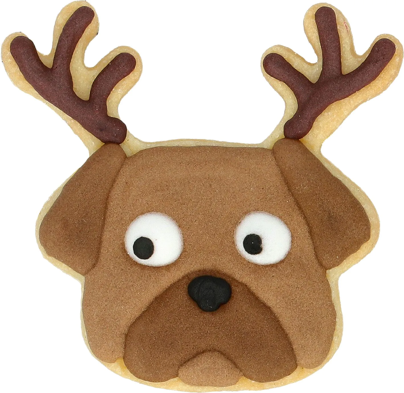 Ausstechform Weihnachtsmops, 6 cm
