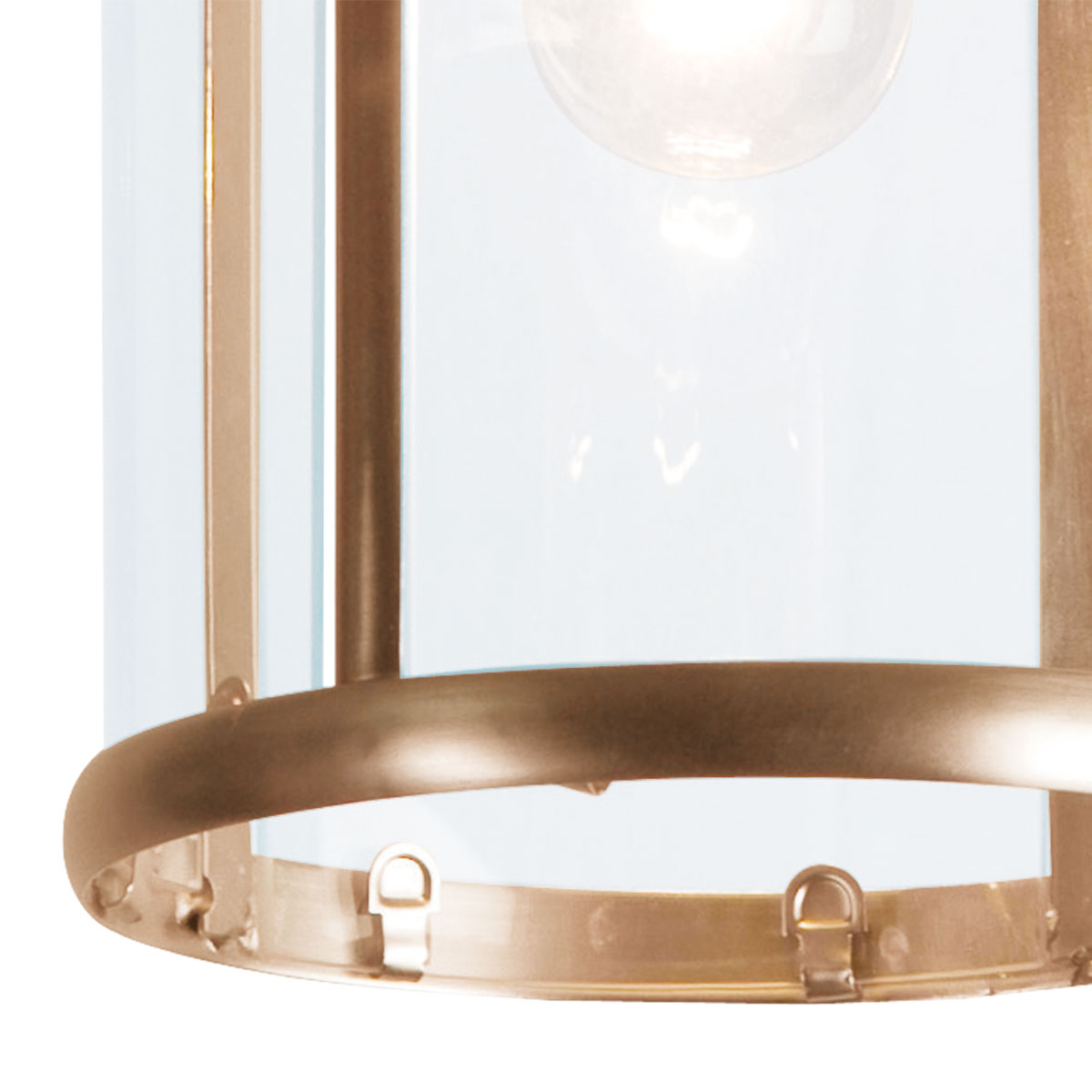 Steinhauer - plafonniere - Pimpernel - brons - glas metaal - Ã 16cm -