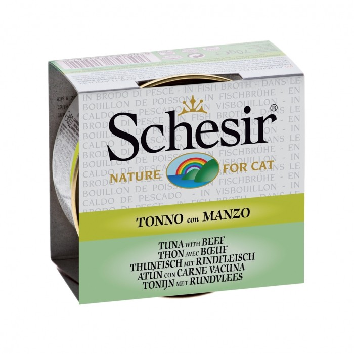 Schesir Pâtées en bouillon Adult - 14 x 70 g