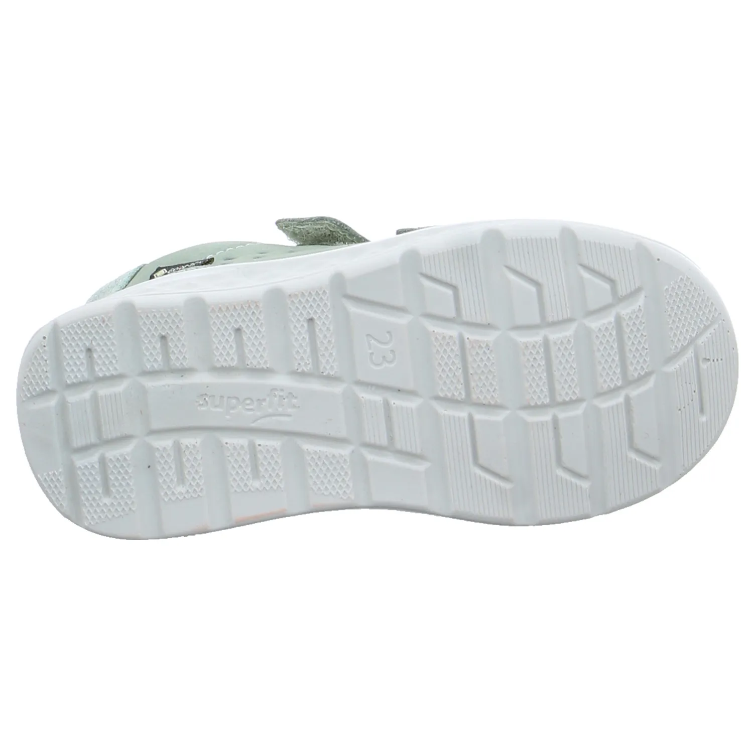 SUPERFIT Lauflernschuh Pastelgrün Leder  Unisex Lernlaufschuh
