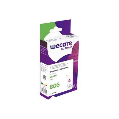 Cartouche compatible Epson T0806 Colibri - magenta clair - Wecare
