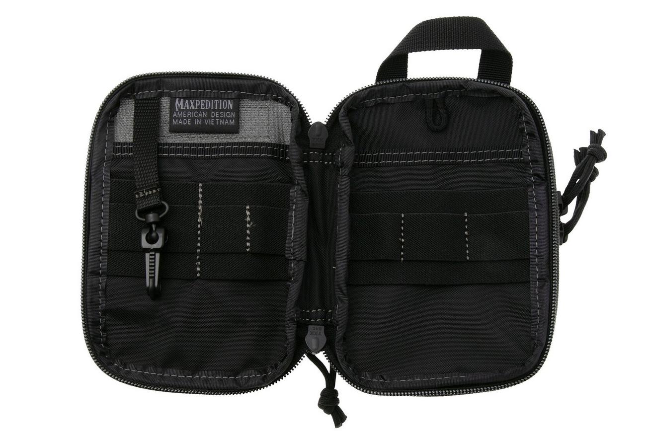 Maxpedition Double-Decker E.D.C. Mini Pocket Organizer, Wolf Gray, pouch