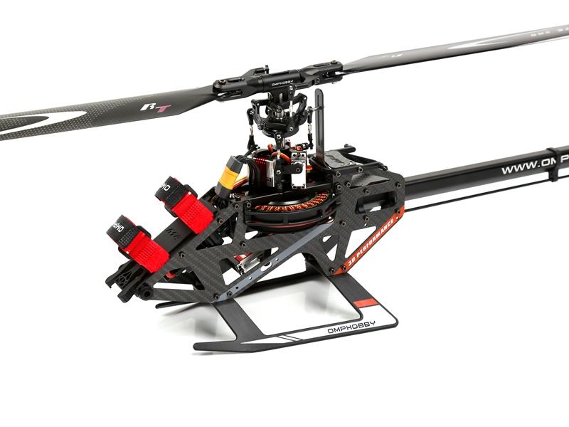 OMPHobby Helikopter M4, Rot Bausatz OMP M4 Flybarless 3D Heli der 380er klasse