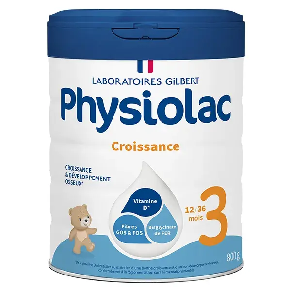 Physiolac Growth 3ª Fase 800g