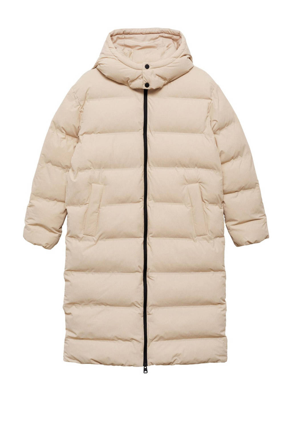 MANGO TEEN gewatteerde jas beige
