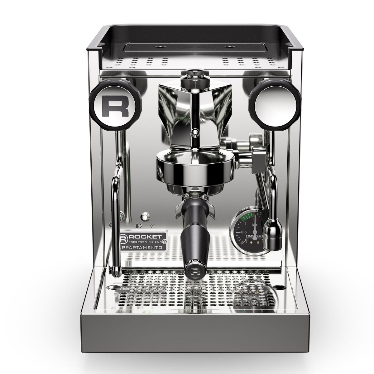 Appartamento TCA espressomaskin, krom/kobber