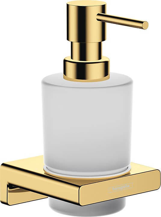 Distributeur de savon liquide aspect doré poli Addstoris Hansgrohe