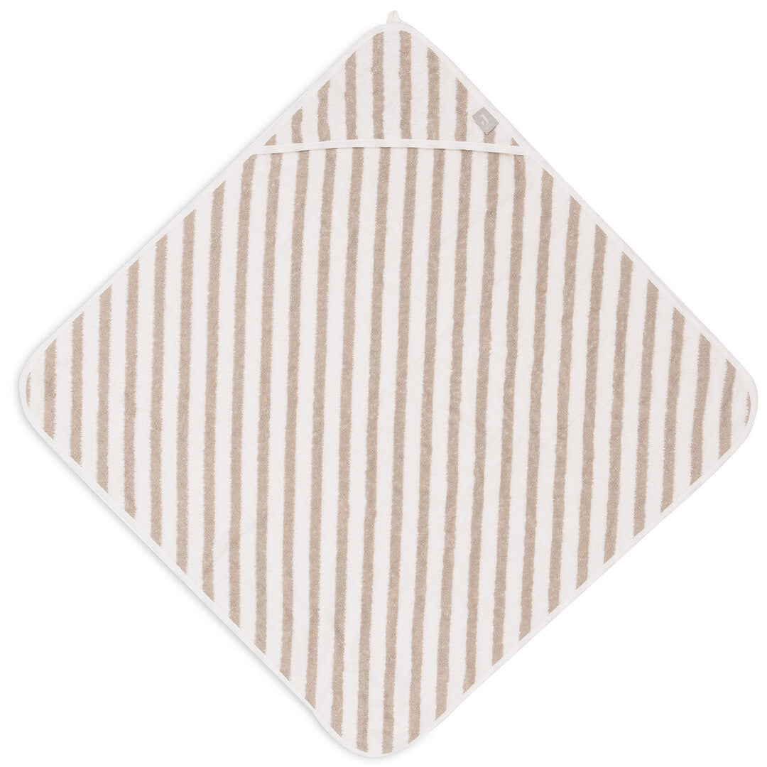 Jollein badcape stripe terry - olive green