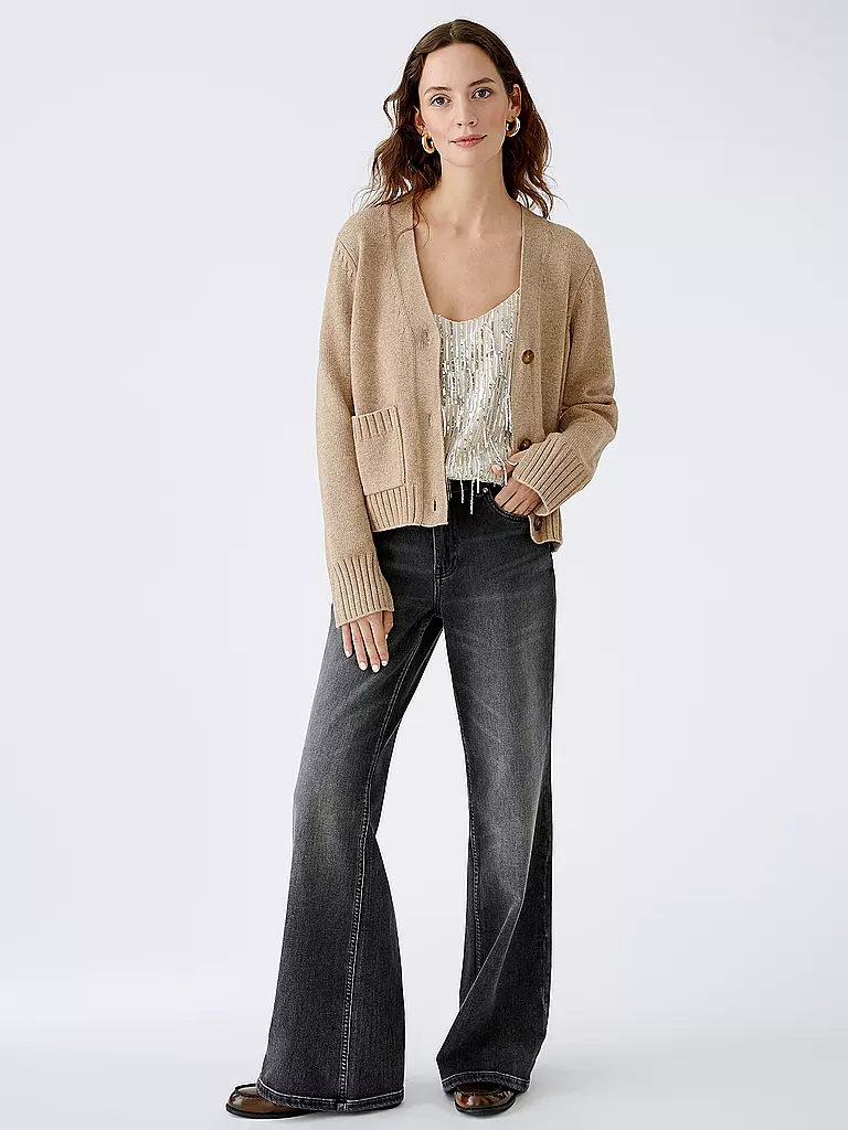 OUÍ Cardigan beige