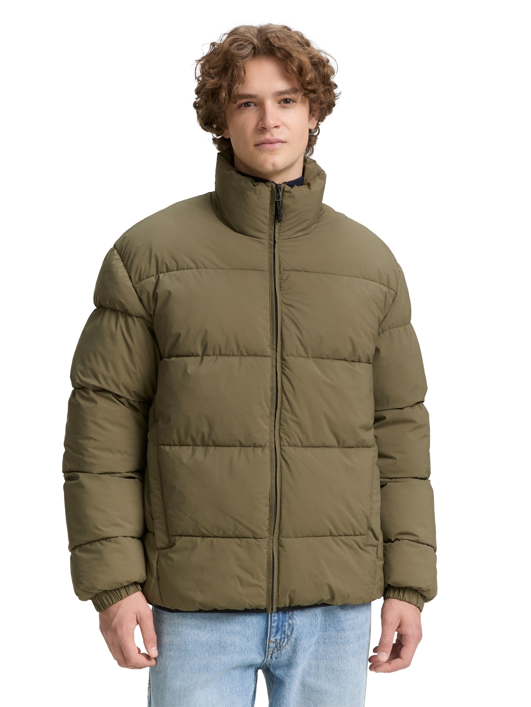 TOM TAILOR Denim Steppjacke mit Taschen