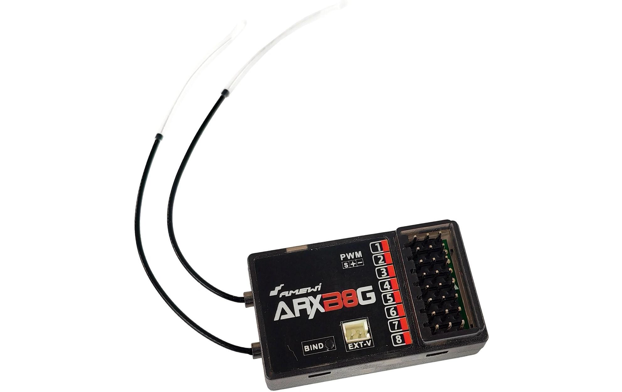 Empfänger ARXB8G 8-Kanal mit Gyro für ATXB88-Kanal-Empfänger mit integriertem Gyro und Telemetrie-Ausgang