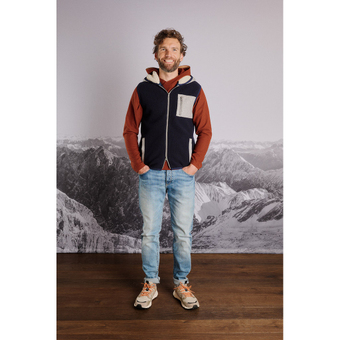 2964 Garmisch W-126 Weste Blau Herren