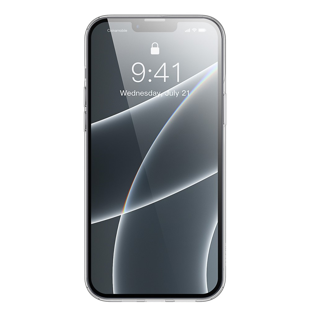 iPhone 13 Pro Gummi Hülle Case Simple Series Ultra Thin 0.7 mm - Transparent