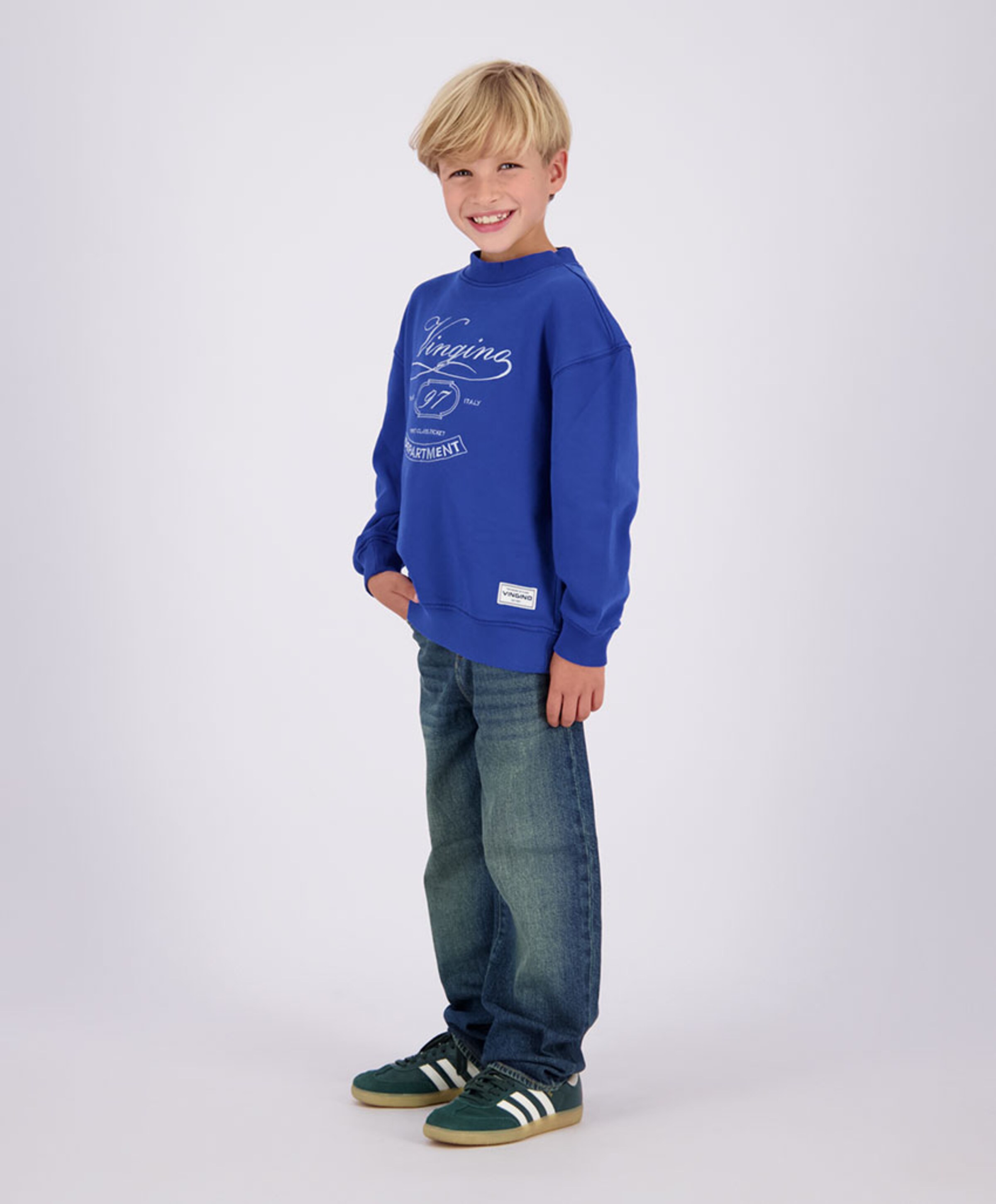 Vingino Jongens sweater blauw