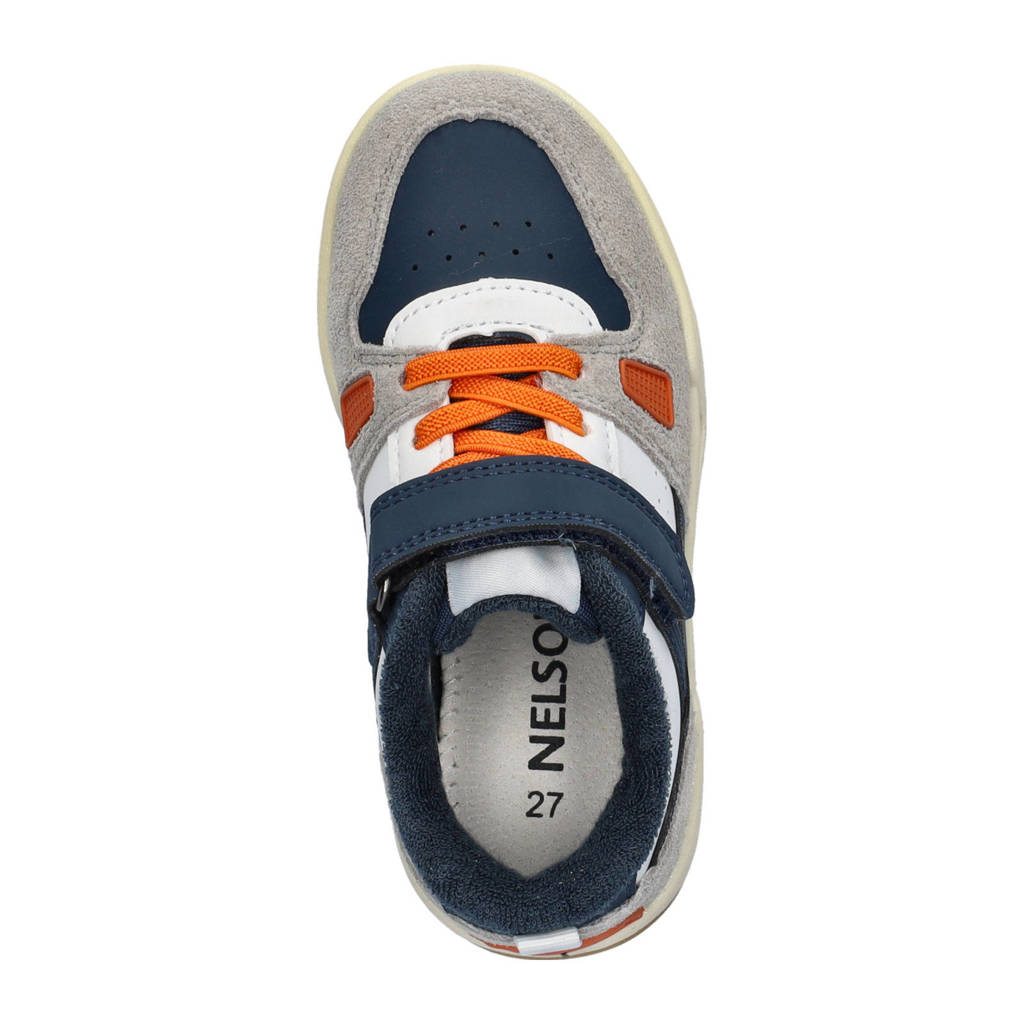 Nelson Kids sneakers wit/blauw