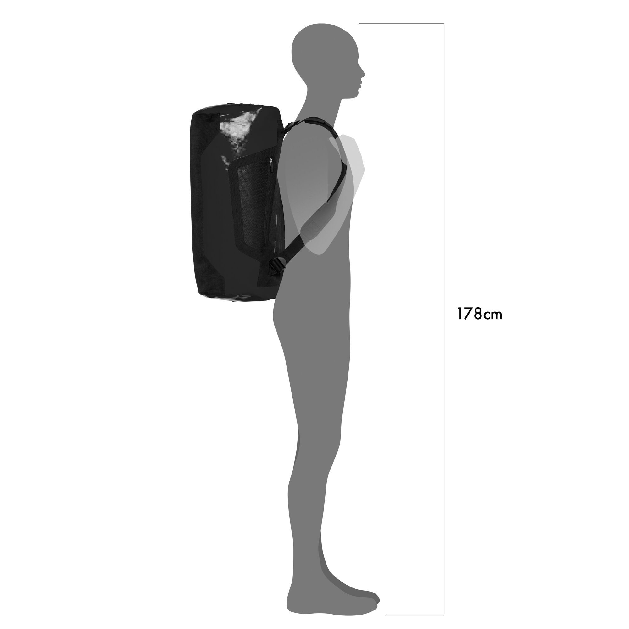 Ortlieb Duffle 60l Reisetasche schwarz