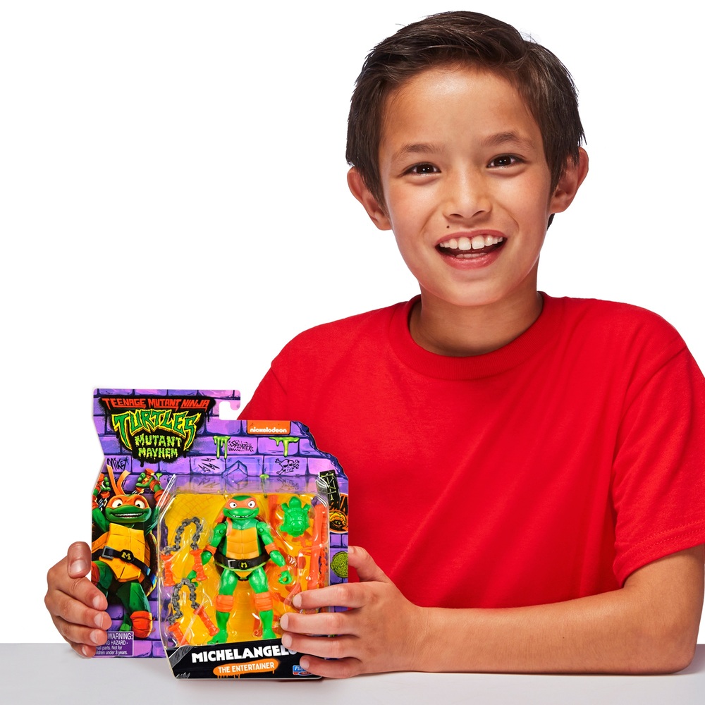 Teenage Mutant Ninja Turtles Mutant Mayhem Basisfigur - Michelangelo