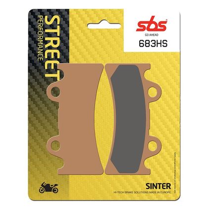 Plaquettes de freins SBS 683HS Sinter Métal Fritté avant