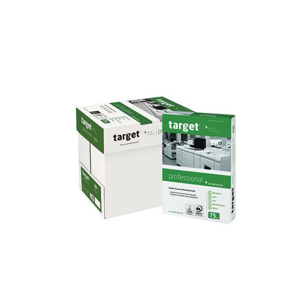 Target Papel Fotocópia A4 75gr Professional 5x500Folhas