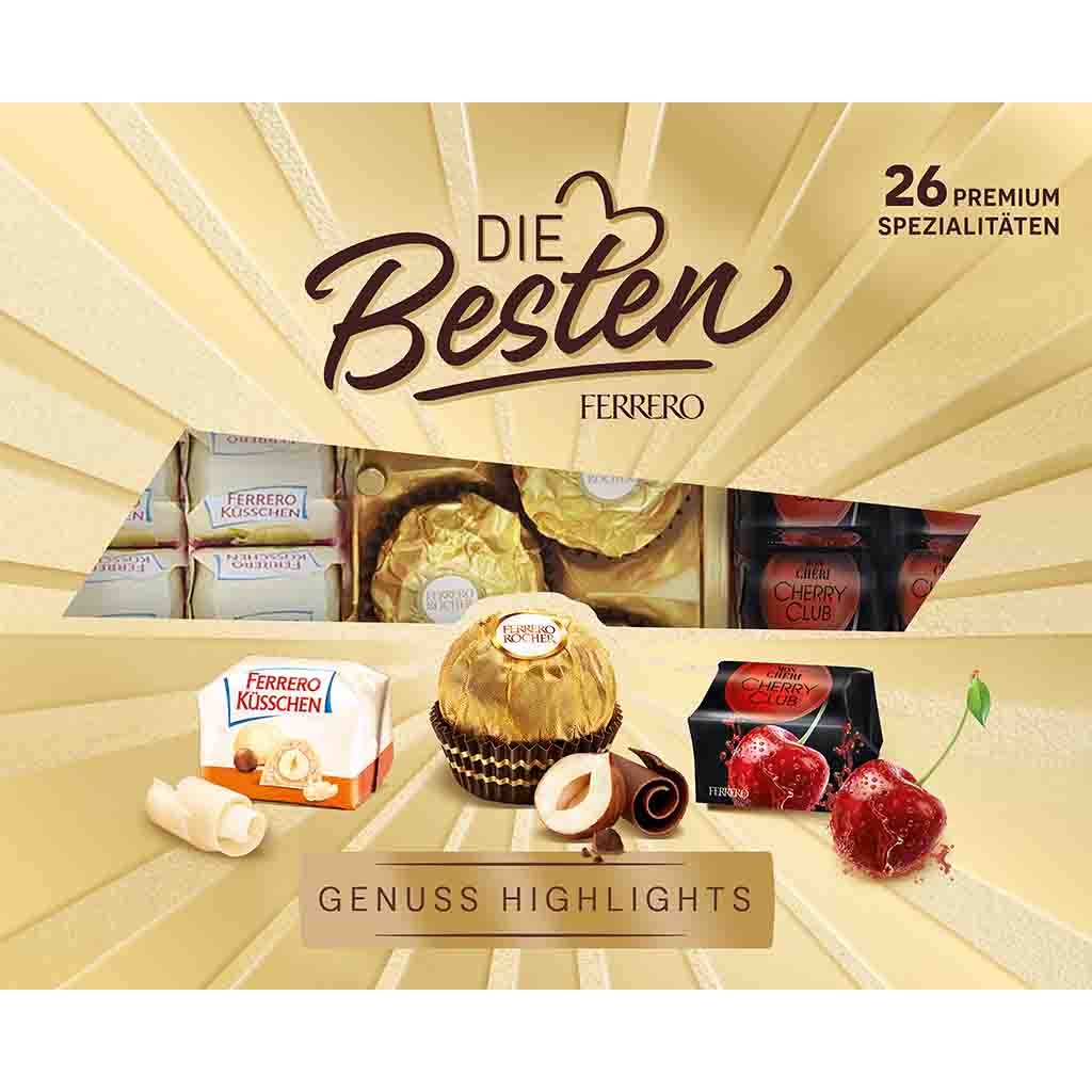 Ferrero Die Besten Limited Edition 26er 266g MHD:24.3.25