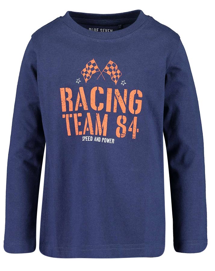 Langarmshirt HIGH SPEED – RACING TEAM in dunkelblau