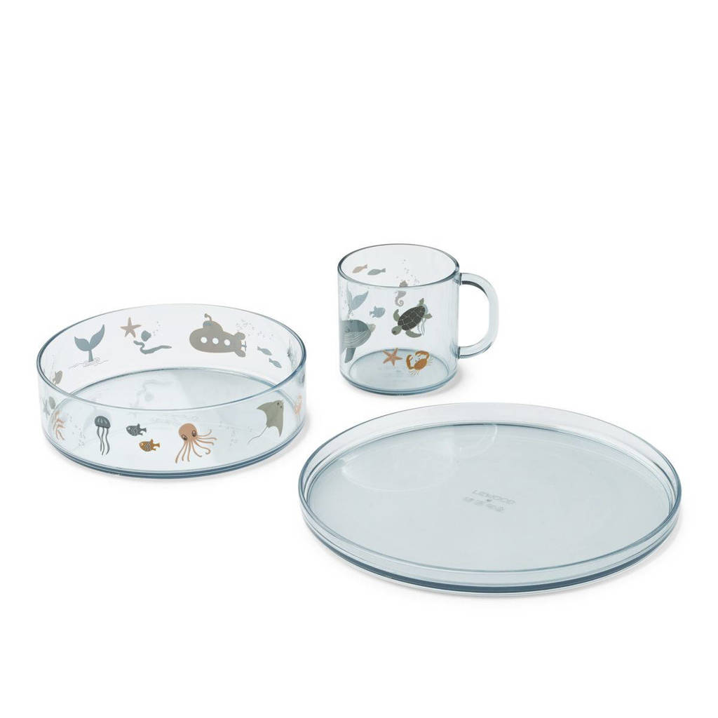 Siva Printed Tritan Tableware Set