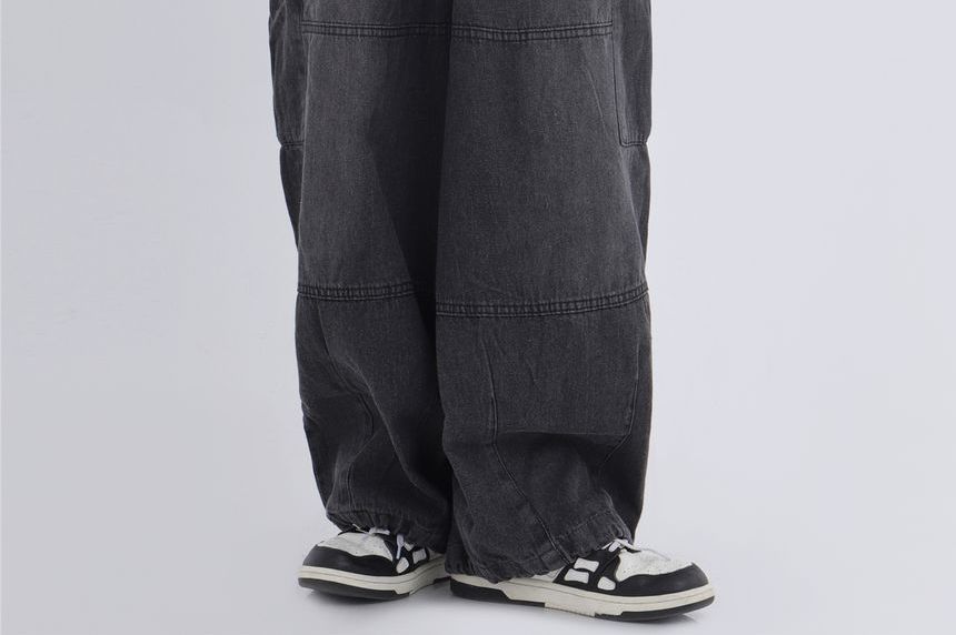 INStudio - Loose fit jeans met bandtaille