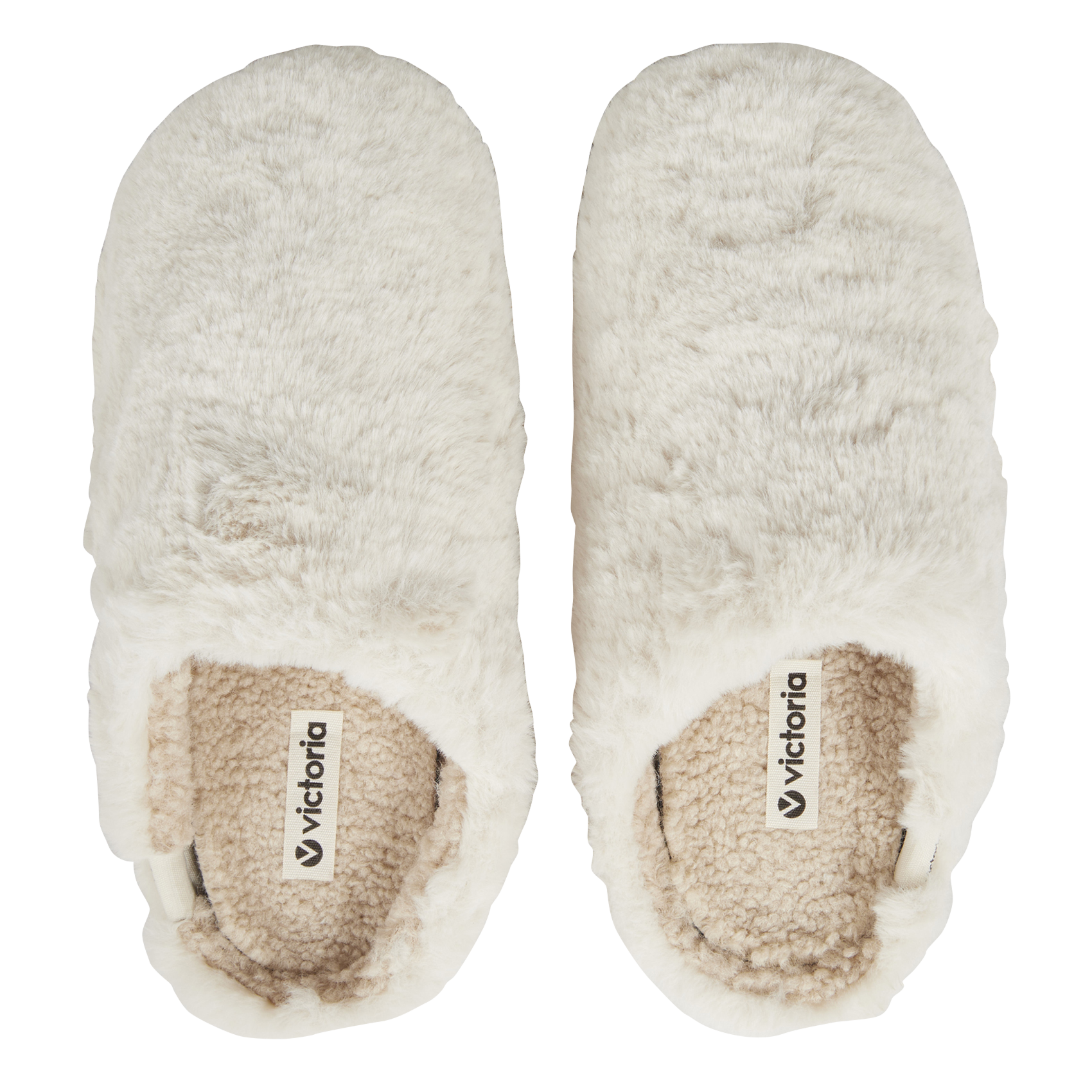 NORTE PELO - Pantoufles aspect fourrure | Beige