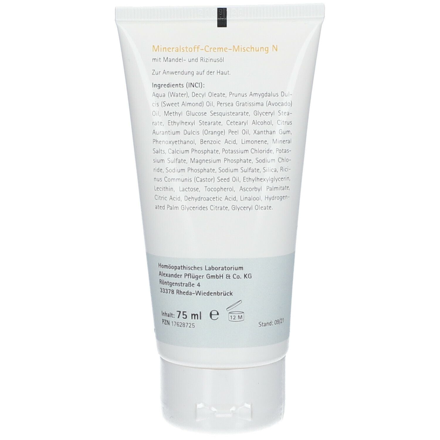 Biochemie Pflüger® Neurodermitis Mineralstoff-Creme-Mischung N