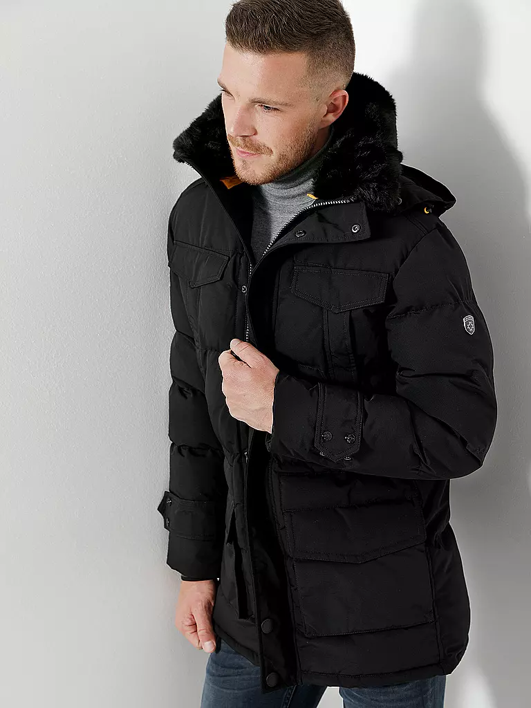 WELLENSTEYN Parka SEAMASTER schwarz