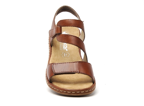 Rieker nu pieds plats femme 659c7 marron