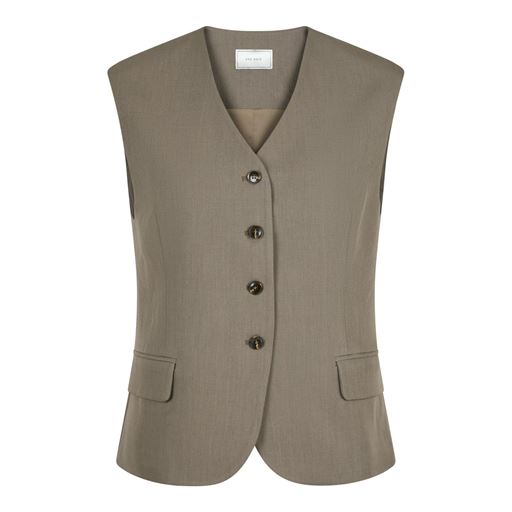 Neo Noir Gamina Structure Vest, Khaki, 42