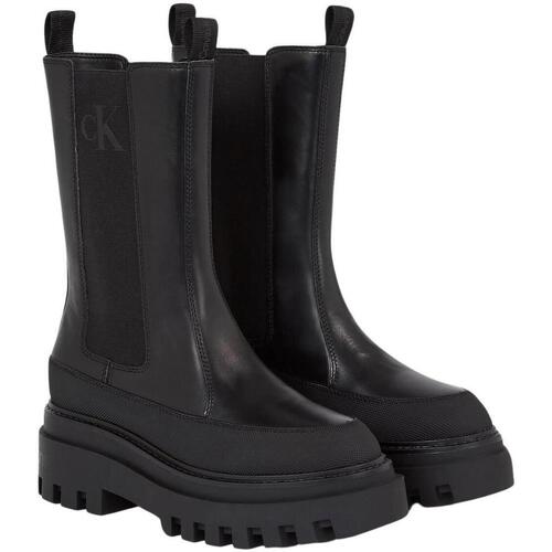 Calvin Klein Jeans - FLATFORM CHELSEA BOOT Negro