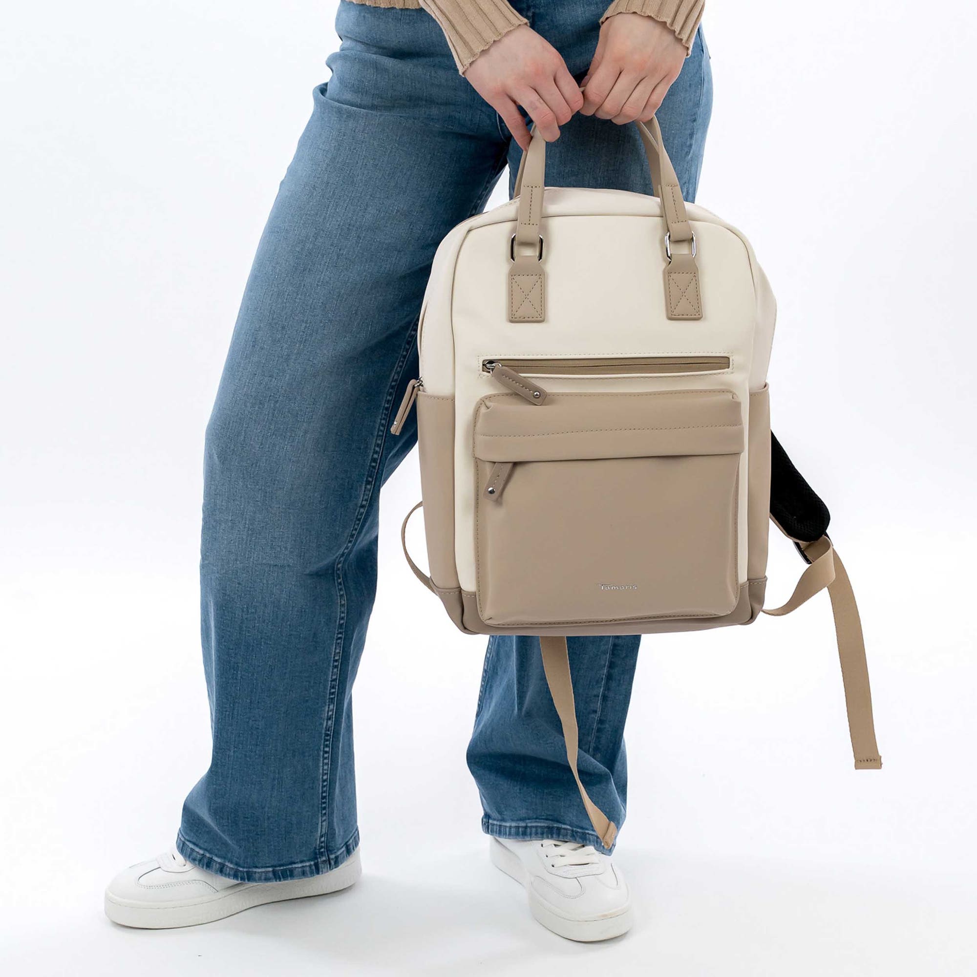 Sac à dos beige