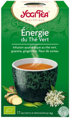 Yogi Tea Energie Du Thé Vert 17 Sachets Infusion
