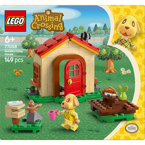 LEGO Animal Crossing Goldie i sit hyggelige hus 77058