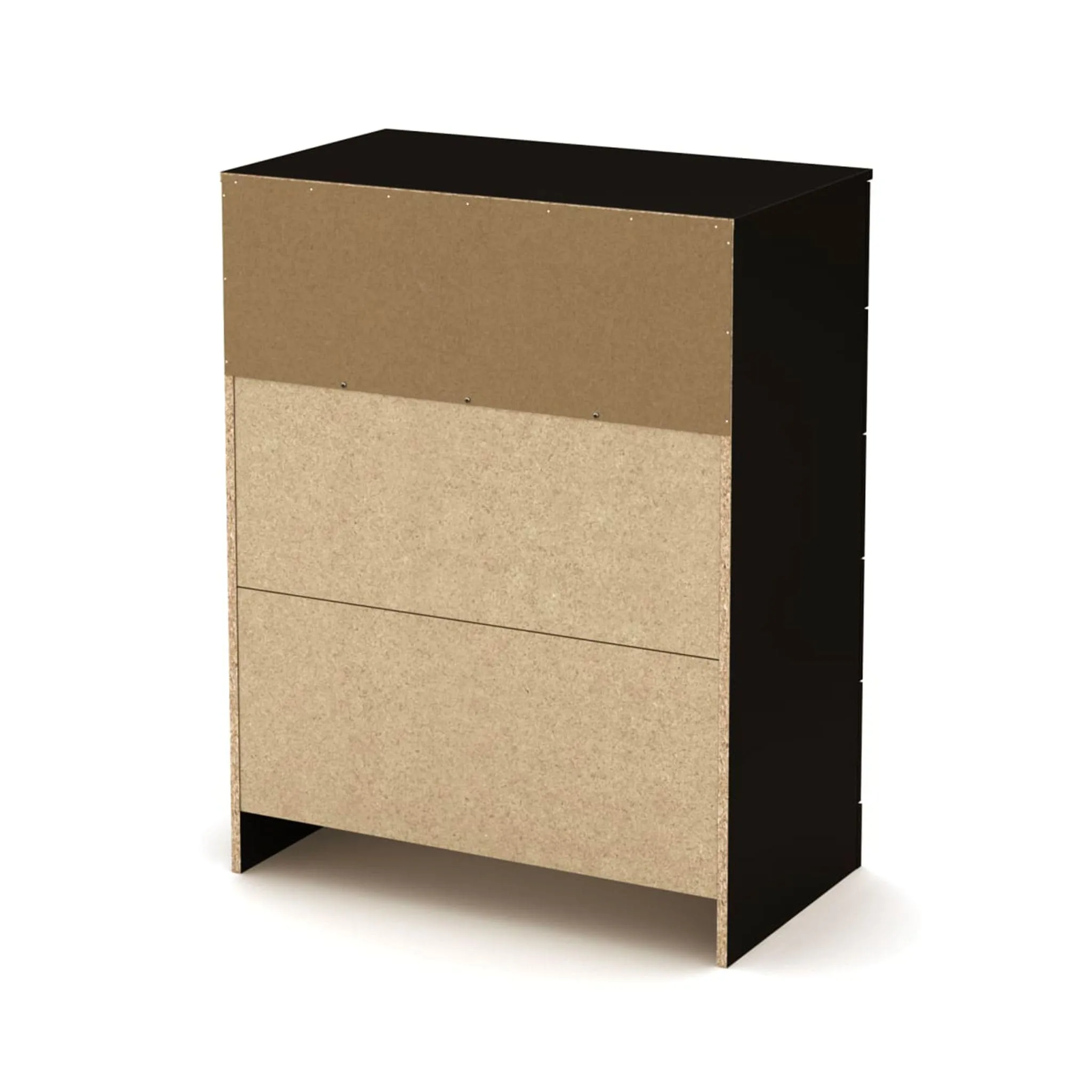 South Shore Commode 5 Tiroirs Step One - Noir Solide