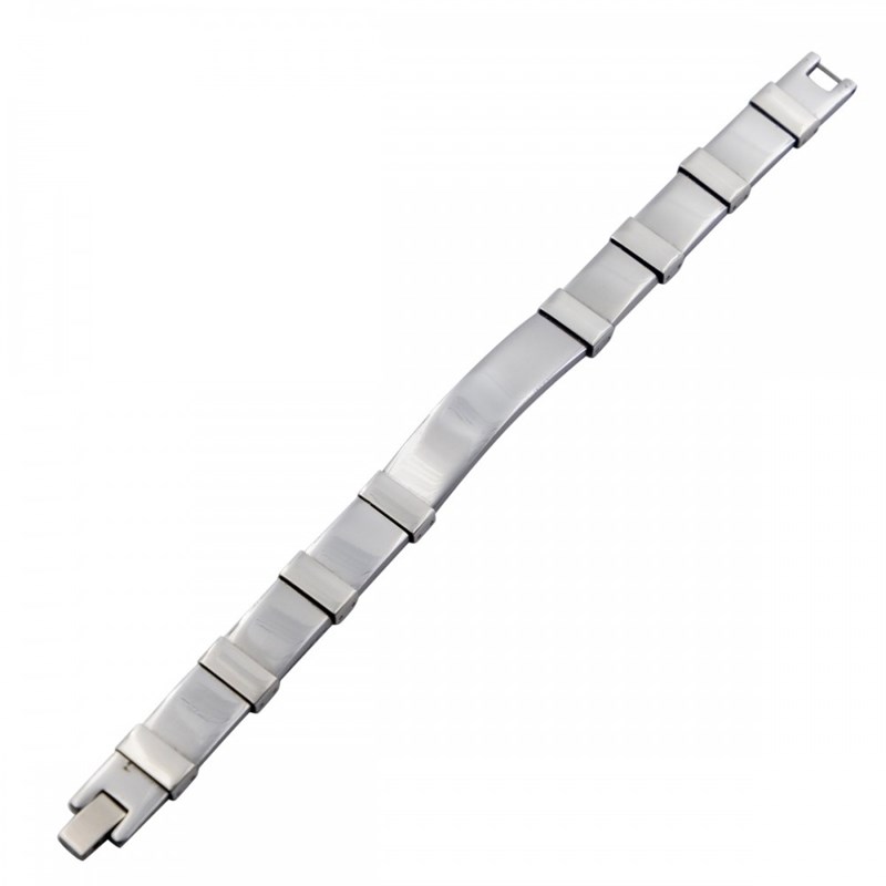 Gourmette Bracelet Homme Fashion Acier
