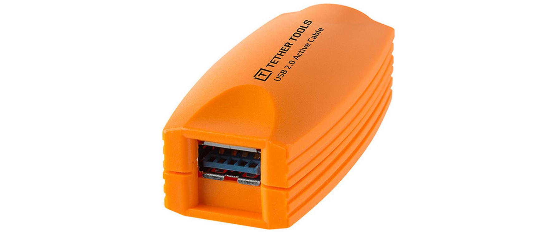Kabel TetherPro USB 2.0 Aktive Verlängerung 5 m OrangeUSB 2.0 auf Buchse Aktive Verlängerung