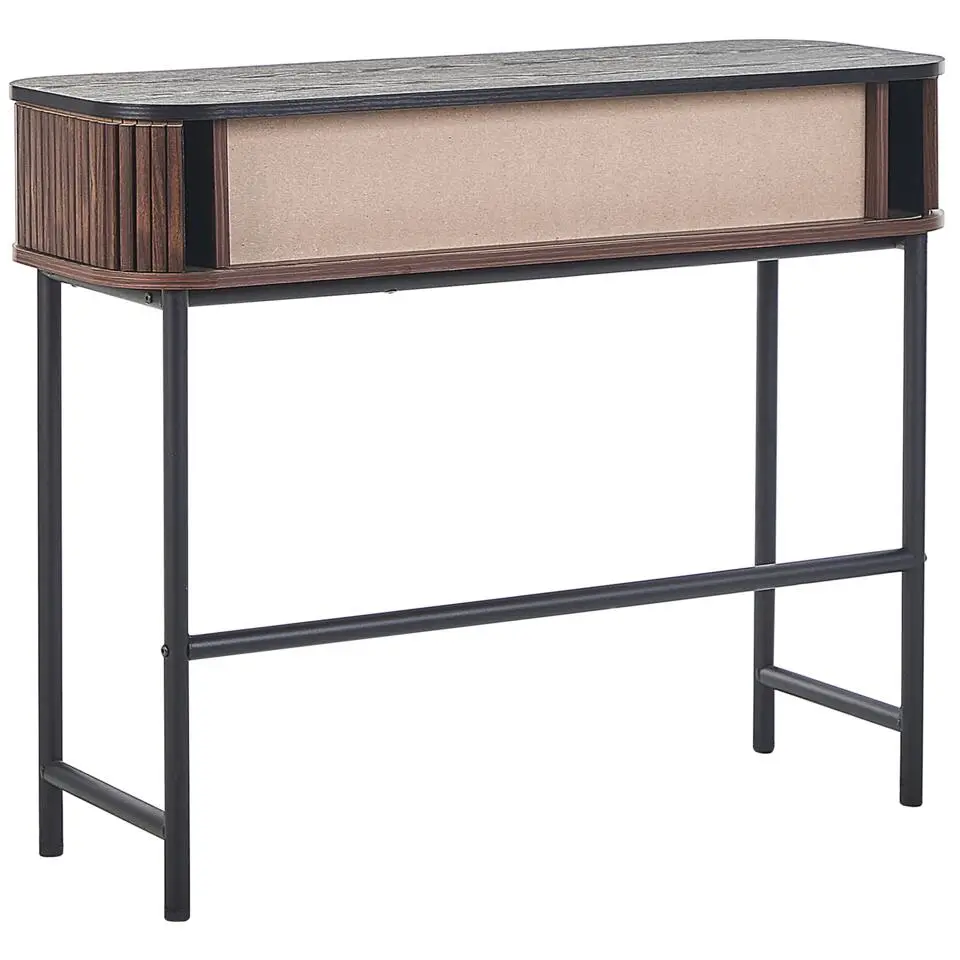 JOSE - Consoletafel - Donkere houtkleur - Vezelplaat