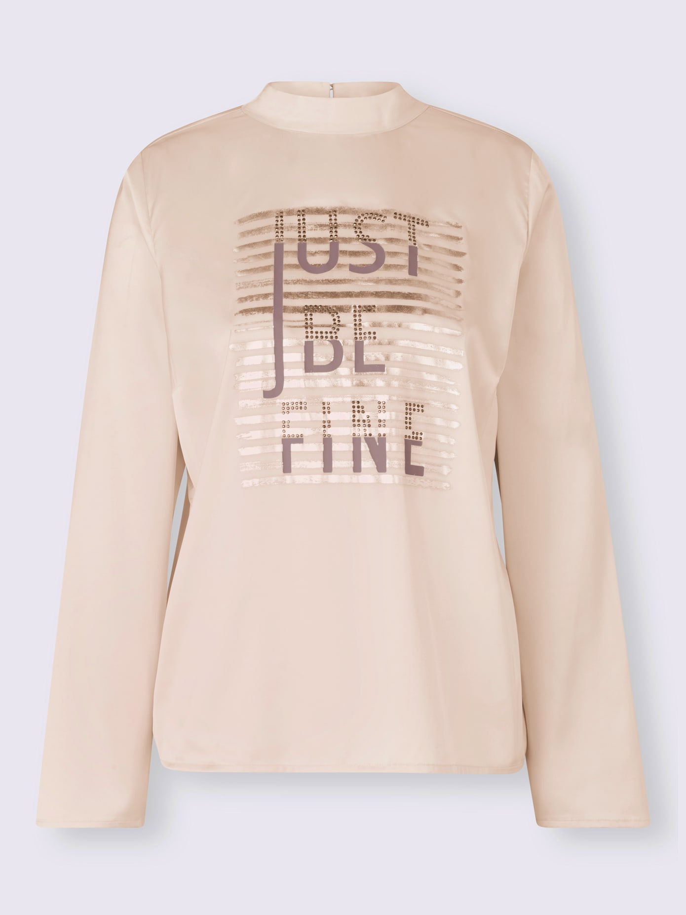 Chemisier inscription avec petites pierres brillantes fantaisie