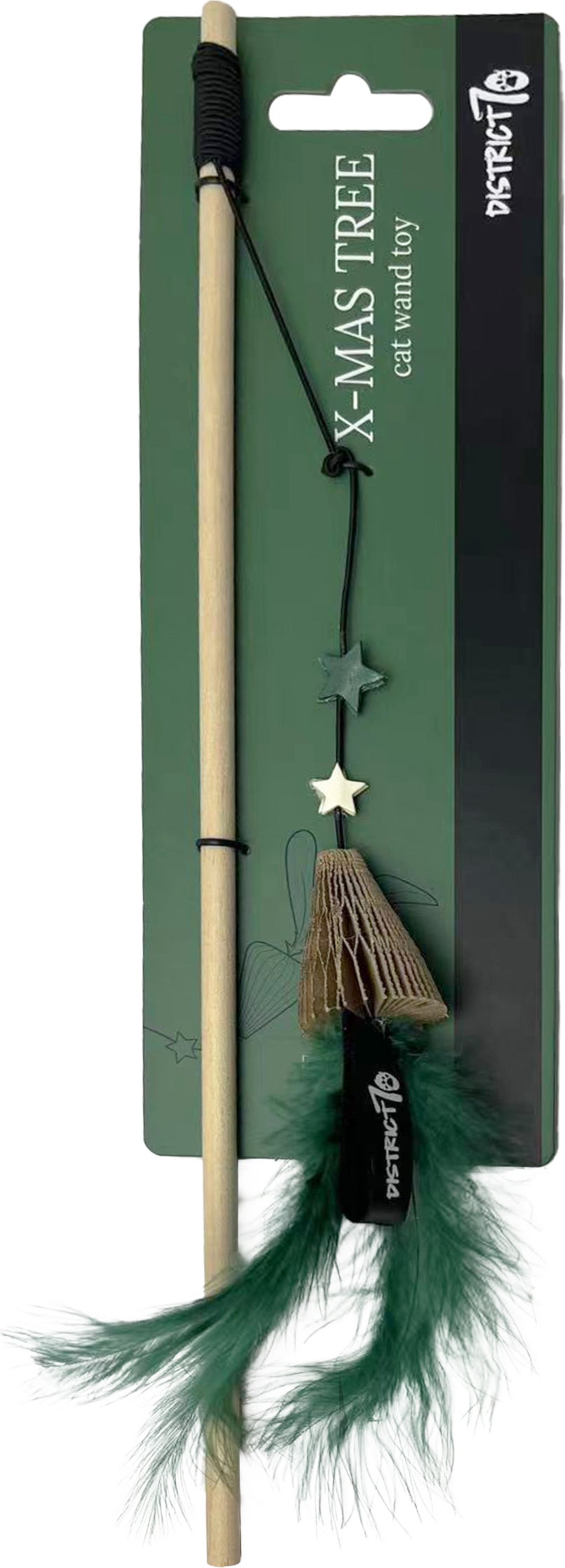 District 70 kattenhengel Mirre groen 5 x 10 x 40 cm