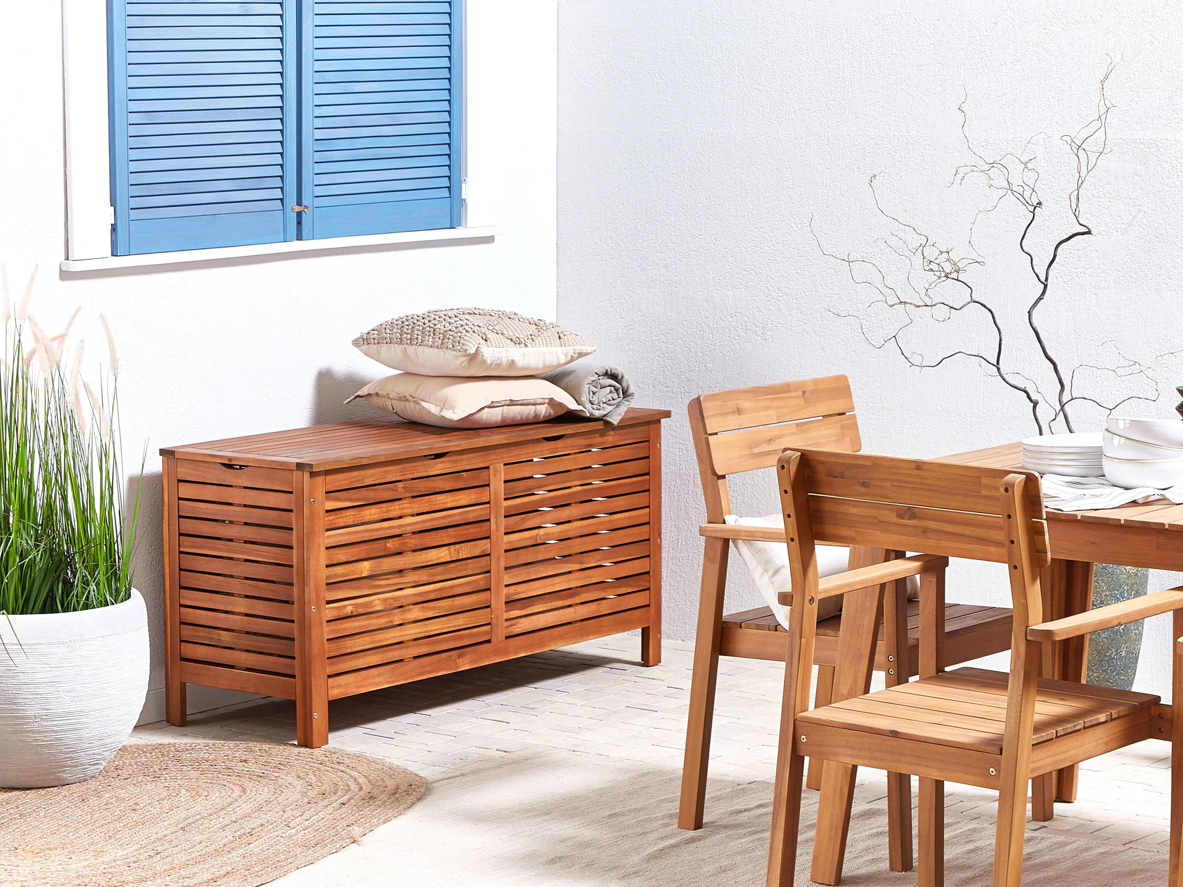 Kussenbox RIVIERA 130 cm 48 cm Bruin