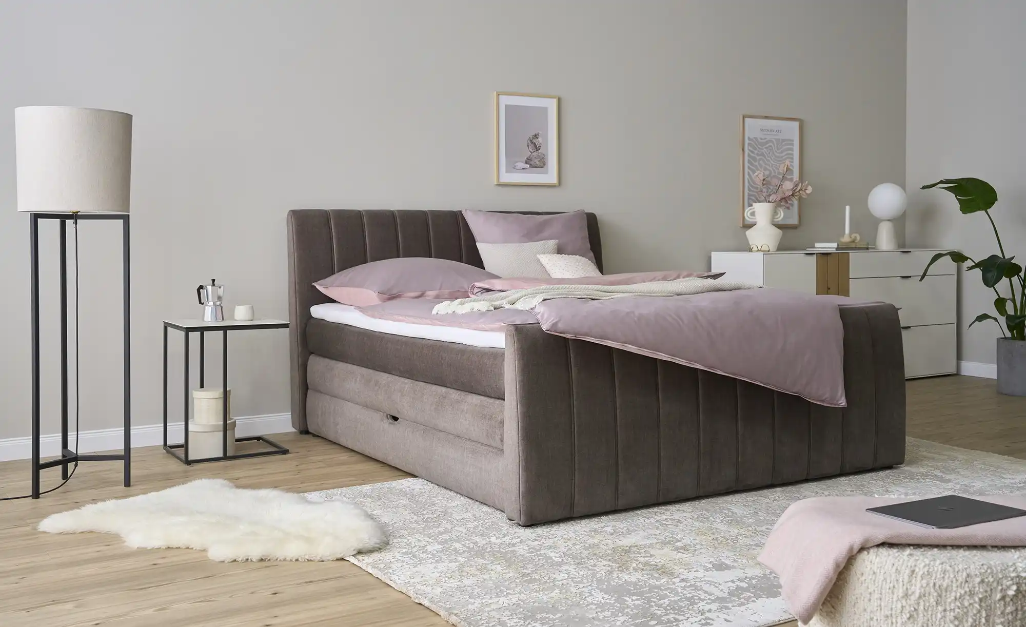 switch Boxspringbett mit Bettkasten Carina