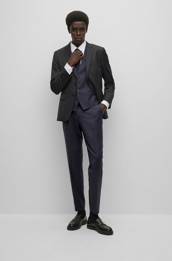 BOSS BOSS Men Business Clothing Jackets Blå