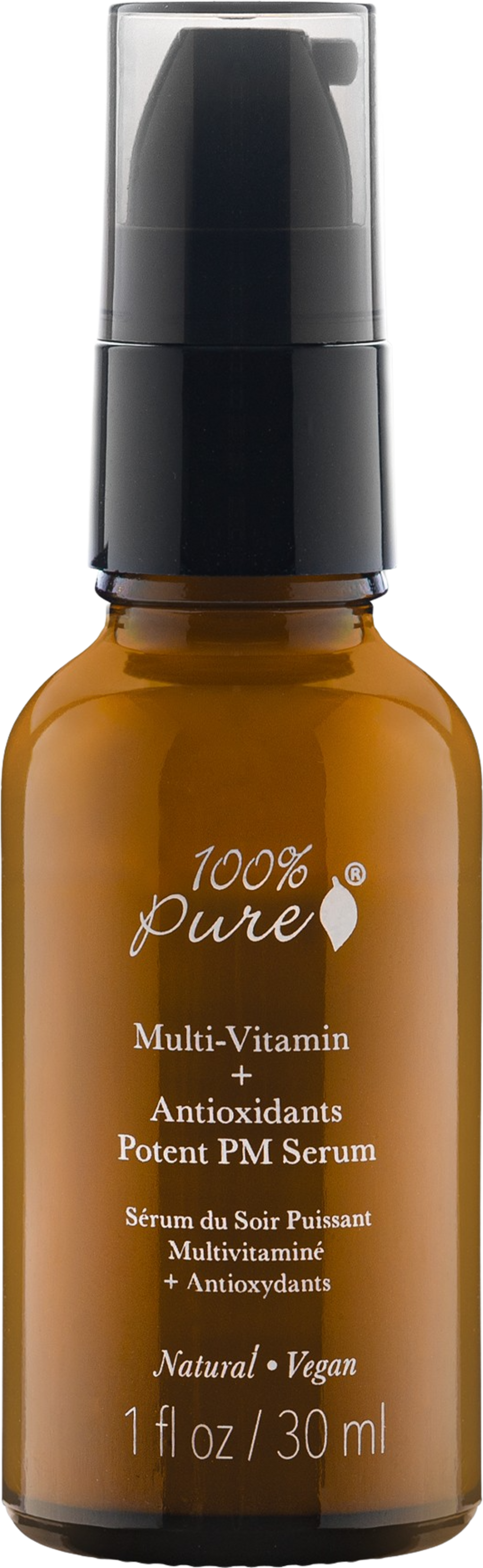 100% Pure  Multi-Vitamin + Antioxidants Potent PM Serum, 30 ml